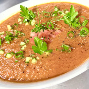 Chilli Roasted Capsicum & Tomato Soup