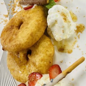 Golden Pineapple Fritters