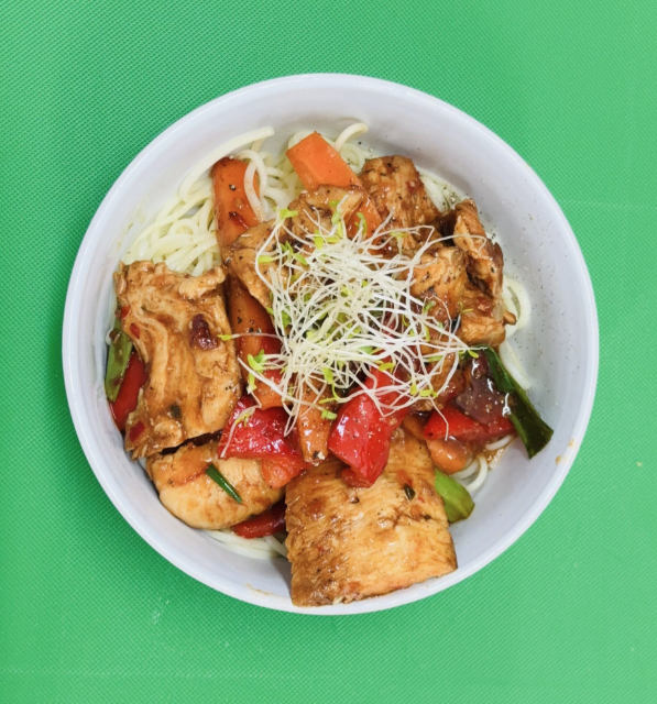Red Curry Chicken Noodles