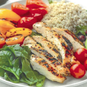 Grilled Chicken Couscous & Veg Medley