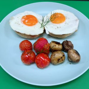 Egg Tomatoes Mushrooms