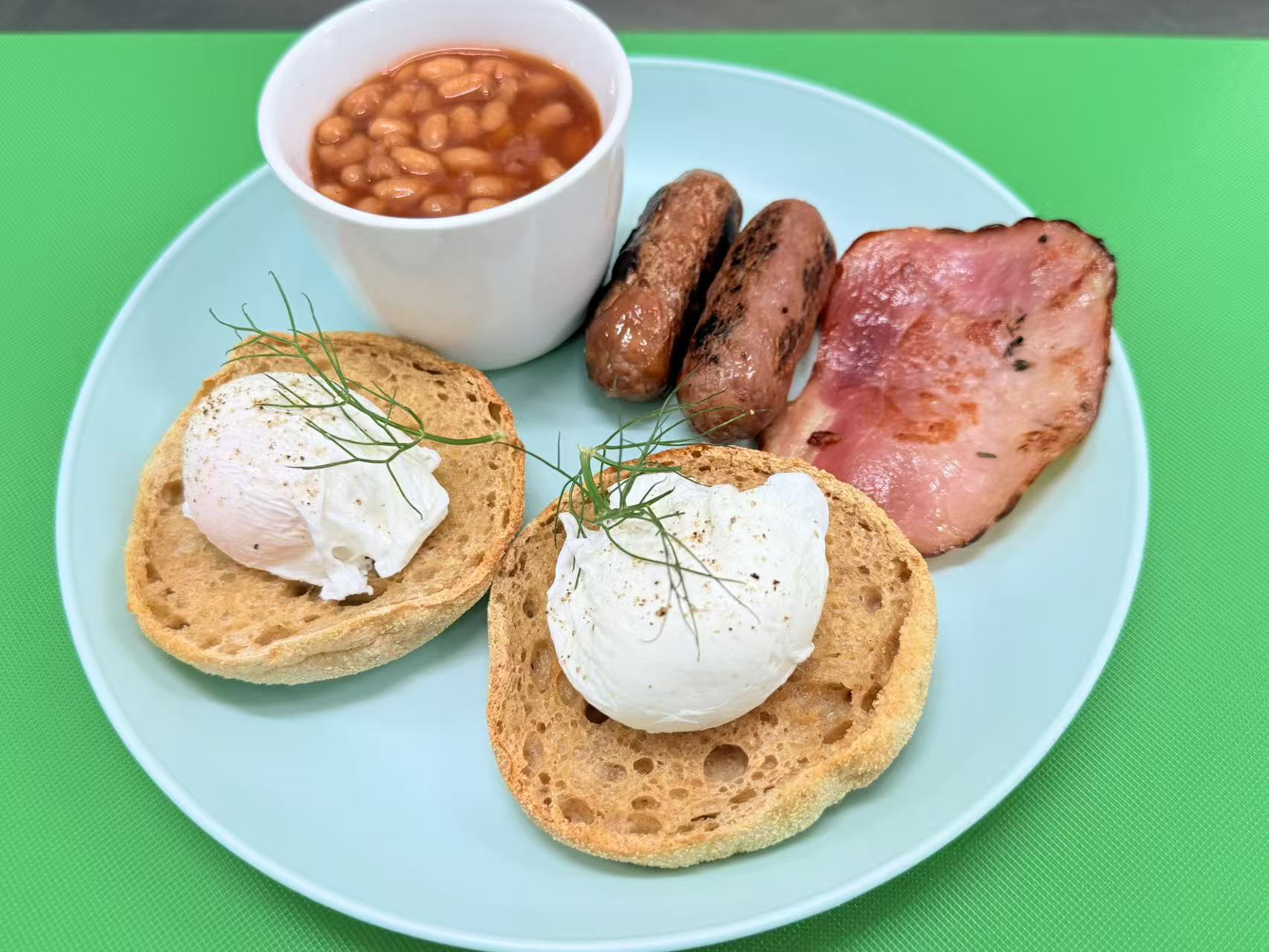 Sausages & Bacon Baked Beans